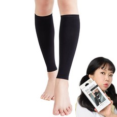 95프로블럼 발란스핏 의료용압박스타킹 블랙, 1개, 종아리/무릎형