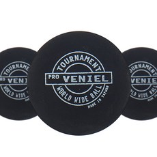 브니엘 토너먼트 스쿼시공 연습구 블루 레드 화이트 옐로우 도트 낱개, 1개, 블루닷