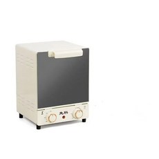 110V家用三層鏡面烤箱15L，多種食材適用，小家庭烘焙首選, 15升可視化烤箱-白色