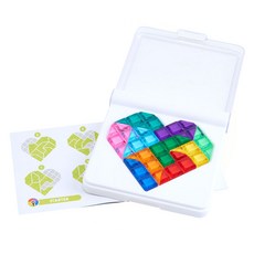 [동화오피스] KesB 보드게임 두뇌개발 하트퍼즐 KBB2811, 1개