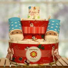 하기스기저귀 조카탄생성탄절선물케이크 완성품, 1개