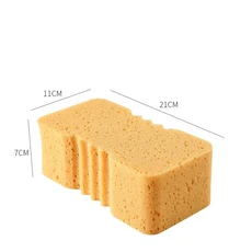 자동차 휠 타이어 세척용 청소 스폰지 브러시 물 흡입 패드 왁스 연마 도구, 02 Ordinary sponge
