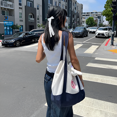 트레이더조 에코백 전현무 나혼자산다 캔버스 트레이더스 조 가방 토트 라지사이즈