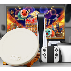 太鼓達人鼓 遊戲周邊配件 高靈敏度鼓面 簡單易上手 居家娛樂首選, 白色, 1個, L768