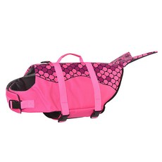 寵物救生衣 狗狗救生衣 貓咪救生衣 寵物游泳衣, 粉美人魚,XS（適合2-4kg）, 1個