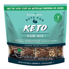 Nature's Eats Keto 스낵 팩 425.2g15온스, 15 Ounce (Pack of 1), 42g, 1