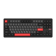 긱스타 GKG87L 유무선 리니어 기계식 키보드 텐키리스 게이밍 사무용 가스켓 HMX 몽돌, BLACK