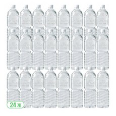 제주삼다수 먹는샘물 그린 광복 80주년 에디션 무라벨, 2L, 24개