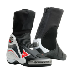 DAINESE AXIAL D1 碳纖維 長筒防摔車靴, 黑白紅