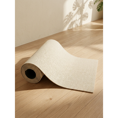 POTTI 고양이 스크래쳐 소파 벽부착형 카페트 매트, 1개, S베이지