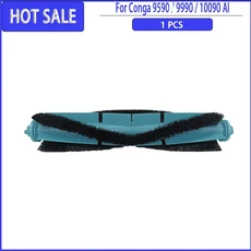 Cecotec Conga 9590 / 10090 AI Spin Revolution 울트라 파워 홈 액세서리 용 메인 사이드 브러시 HEPA 필, 05 1 Roller Brush