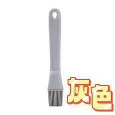 矽膠燒烤刷 醬料刷 烘焙刷 奶油刷 蛋液刷, 1個, 灰色, 灰色