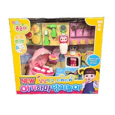 콩순이 냠냠먹고 치카치카 아기하마 양치놀이 치과놀이 장난감 유아 역할놀이 완구, 1개, 혼합