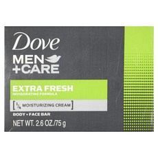 도브 멘 + 케어 엑스트라 프레시 바디 페이스 바, 1개, 75g