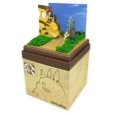 지브리 모형 집 종이접기모형 이웃집토토로 마녀배달부키키 라퓨타 센과치히로의 행방불명, MP07-90