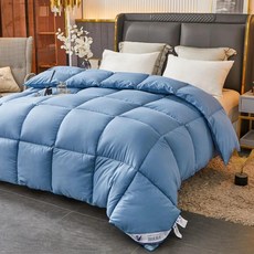 인조 털 이불 성급 호텔 부드럽고 푹신한 싱글풀 사이즈 가을봄용 누빔, 13. 다크 카키