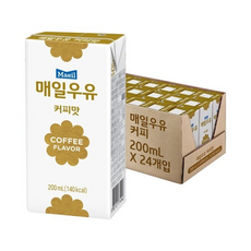 매일 멸균우유 커피맛, 200ml, 1개
