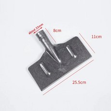 야외 정원 삽 청소용 강철 평면 얼음삽 식재 제초 다기능 농기구, 1개