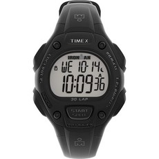 Timex 유니 아이언맨 트라이애슬론 클래식 30 34mm 시계 핑크/디지털 그레이/핑크