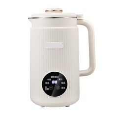 110V-220V迷你免過濾豆漿機 家用全自動破壁機 3-4人, 珍珠白1.2L:國標220V(中國使用)