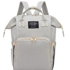 KIDS PARK 防潑水大容量媽媽包, 高版本灰色