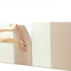침대헤드쿠션 접착식 충돌방지 프레임 헤드커버 보드 리폼 등받이 충돌 심플 헤드 벽가드, 스카이블루