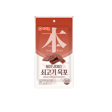 쇠고기 육포 5봉, 25g, 7개