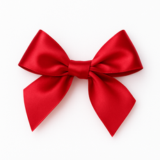 잇츠K 선물포장 완성리본 / 답례품 상자 쿠키박스 데코 리본 장식, 100개, 레드