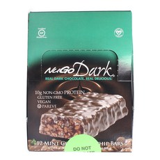 NuGo Nutrition 黑薄荷巧克力棒 無麩質素食主義者, 1個, 600克