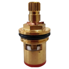 【DIY合作社】台灣製 銅閥芯 20齒 水栓 陶瓷芯 陶瓷閥芯 陶瓷軸芯 一般水龍頭栓用 附發票, 1個