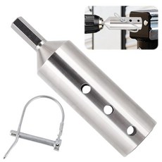 강력강화형 Trailer Jack Drill Adapter for 1 Inch Drive Shaft 스테인리스 Steel Quick Installation Cordless K, 강력강화형 Trailer Jack Drill Adapt