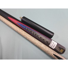 國華撞球 DEMON惡魔撞球桿 小頭桿 中式斯諾克球桿 黑八球桿, 1個, 紅藍黑