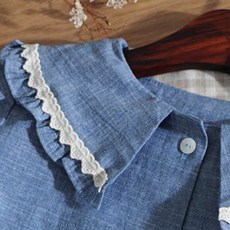 패션스타트 [90cm] 캔디하트 면자수레이스 내추럴, 1개