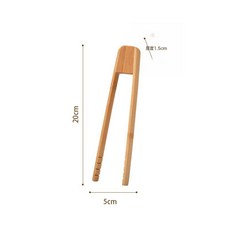 DFMEI 竹製食品夾, 1個, 20cm:如圖