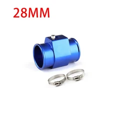 호환 알루미늄 수온 게이지 라디에이터 온도 26mm/28mm/30mm/32mm/34mm/36mm/38mm/40mm 수온 조인트 파이프, 01 blue28mm