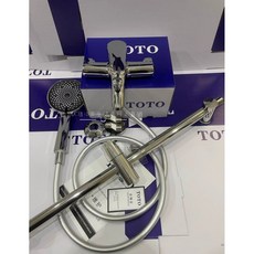 TOTO 淋浴套裝 附升降桿與手持花灑, 1個, 手持花灑+水龍頭+浴柱套裝（僅限宅配通）