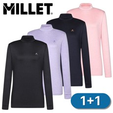 [매장발송] 밀레 여성 티셔츠 1+1 긴팔티 땀흡수 목티 시원한 봄 여름 등산 골프 작업 캠핑 운동