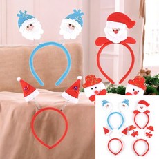귀여운 크리스마스 산타 모자 머리띠 헤어밴드 헤어머리띠 여자헤어밴드 큐트헤어밴드