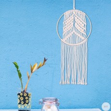 우드 링 마크라메 인테리어 월행잉 아이방