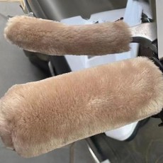 와이엔디샵 보들보들퍼 겨울용 오토바이 자전거 킥보드 핸들그립 8P 두세트, 2세트, 카키