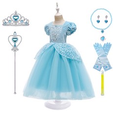 Uni Angel 玻璃鞋公主裙+7配飾套裝