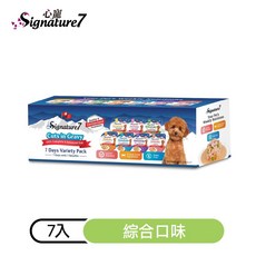 喜花貓 心寵 signature7 犬巧鮮杯 日享套餐 綜合口味80gＸ7入, 1個