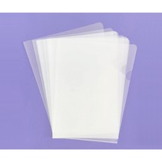 [삼영PP] A4 반 투명 L홀더 L자파일 0.2T 두꺼운 엘자파일 0.35T, 50매