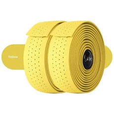 진동 방지 자전거 핸들바 테이프 미끄럼 핸들 부드럽고 피부 로드 바이크, 1개, 1. Yellow