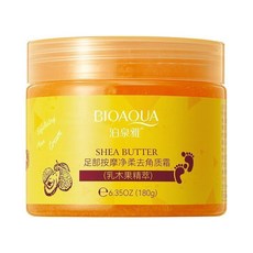 BIOAQUA 足部按摩淨柔去角質霜, 1個, 180g 新