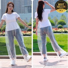 라이더 비옷 방수 우비바지 10개세트 낚시 배달 바지