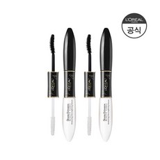 더블 익스텐션 뷰티 튜브 마스카라 14ml 2개, 블랙