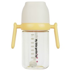 어린이집 빨대컵 자기주도컵 아기 물병 안새는, 240ml, 1개, 크림