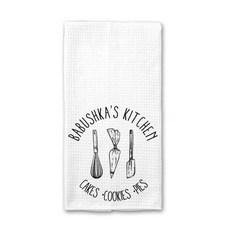 OwingsDesignsPerfect Bibi's 주방 타월 - 접시 비비 선물 요리용 티 베이킹 부드럽고 흡수력이 좋은 생일 크리스마스 어머니의 날 휴일, Grammie's 주방 타월 - 접시 타월 - 그래미, 1개