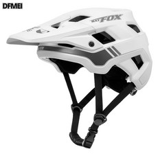DFMEI 頭盔自行車MTB山地車單車競賽一體成型越野滑板頭盔, 1個, 白色LA303-105-6:L